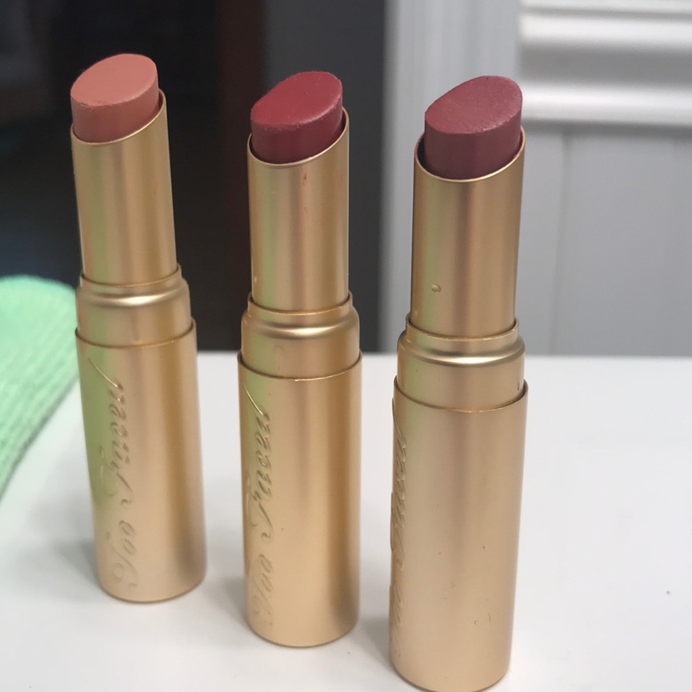 3 lipsticks